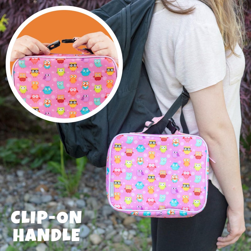 Bentology Insulated Lunch Bag for Kids & Adults- Reusable Thermal Sleeve w Clip on Handle- Easy to Clean Water-Resistant Lunchbox Tote- Mini Cooler Bag for Work School, Picnic, Daycare- Back to School - Image 3